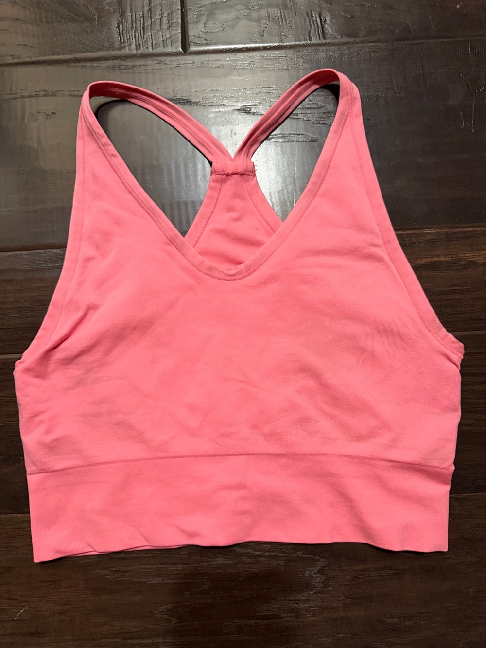 Zella Neon Pink Racerback Crop Bralette